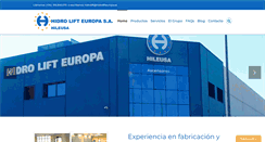 Desktop Screenshot of hidrolifteuropa.es