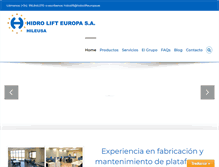 Tablet Screenshot of hidrolifteuropa.es